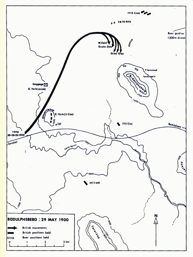 Senekal Bidulphsberg map